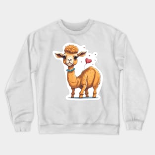 Minimal Cute Baby Camel Crewneck Sweatshirt